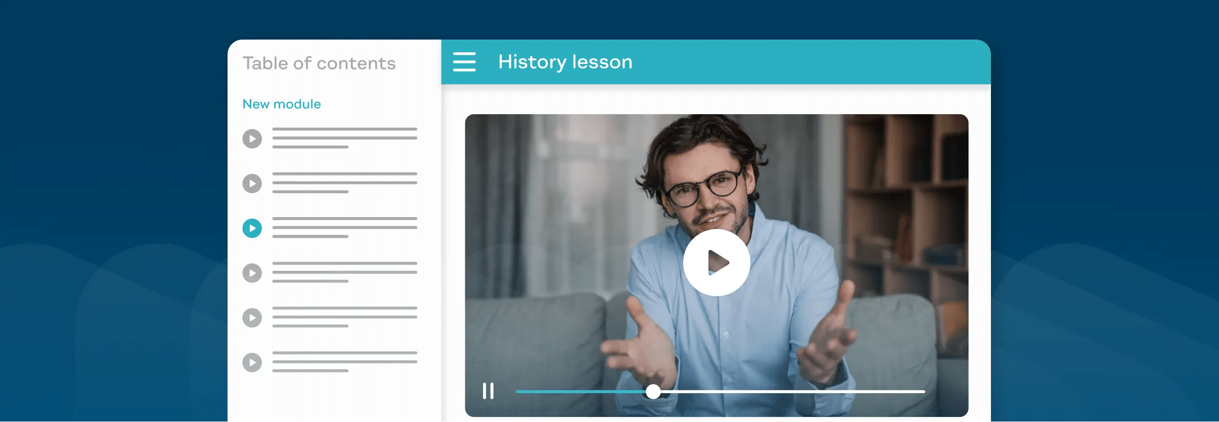 Interactive Video Examples Guide - Gorgeous City Photo - Desktop